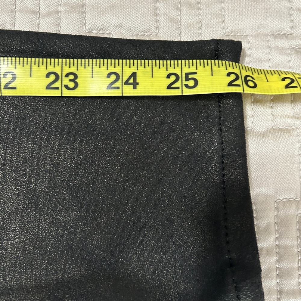 7 For All Mankind Jet Black Skinny Pants - Size 27 - Picture 4 of 4